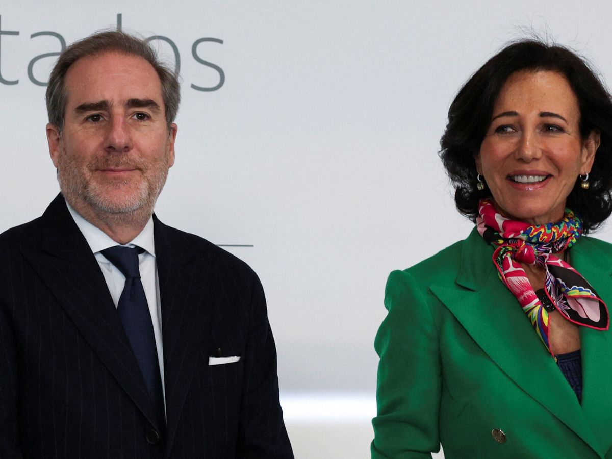 Foto: Ana Botín (d), presidenta de Santander, y el CEO, Héctor Grisi. (Reuters/Violeta Santos Moura)