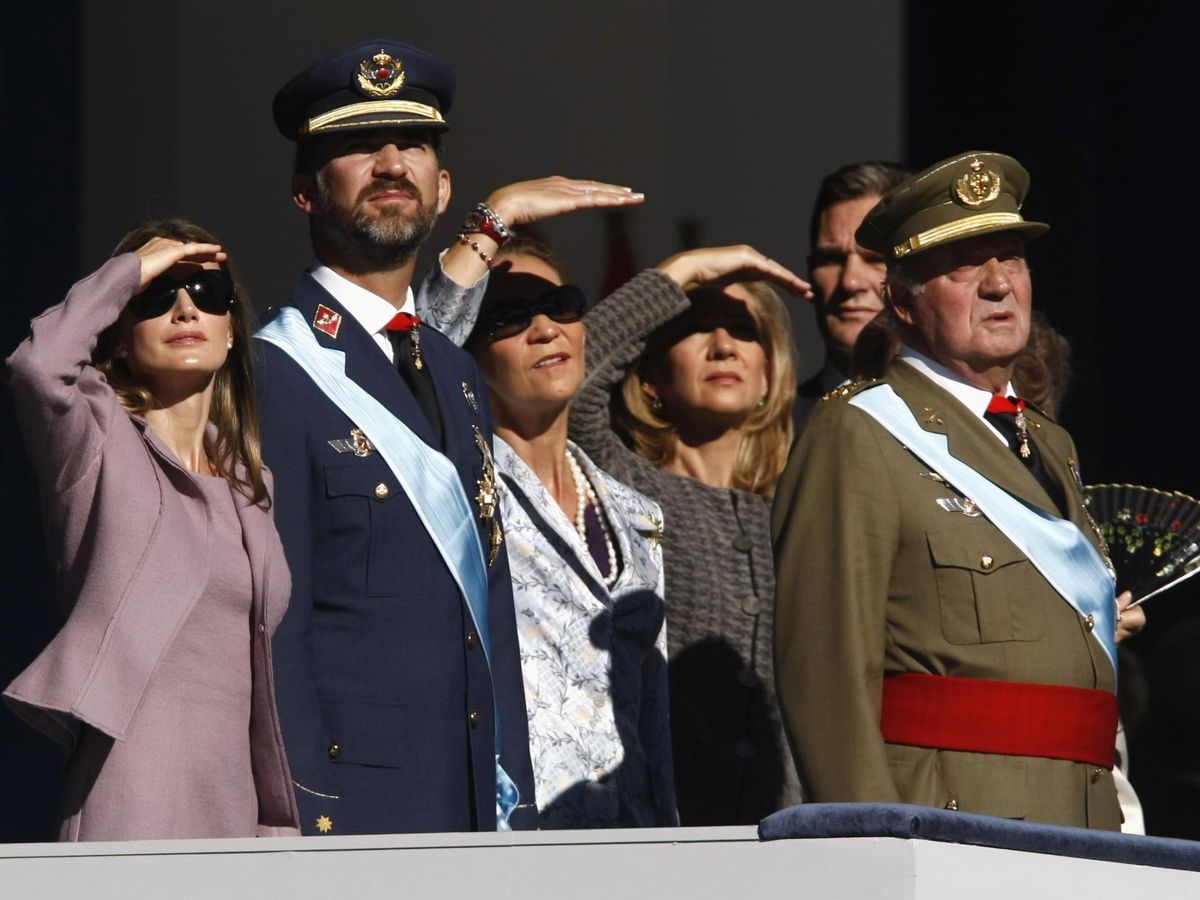 Foto: La familia real española, en 2009. (Reuters/Dani Cardona)