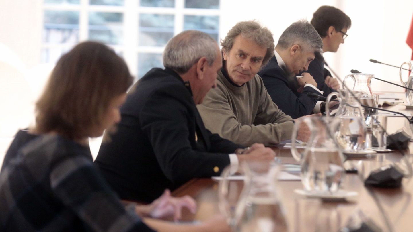 Pedro SimÓn, durante la reunión de seguimiento del Gobierno. (Reuters)