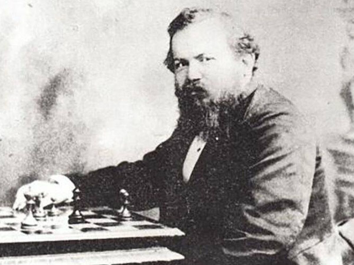 Foto: El primer campeón mundial de ajedrez, Wilhelm Steinitz. (Creative Commons)