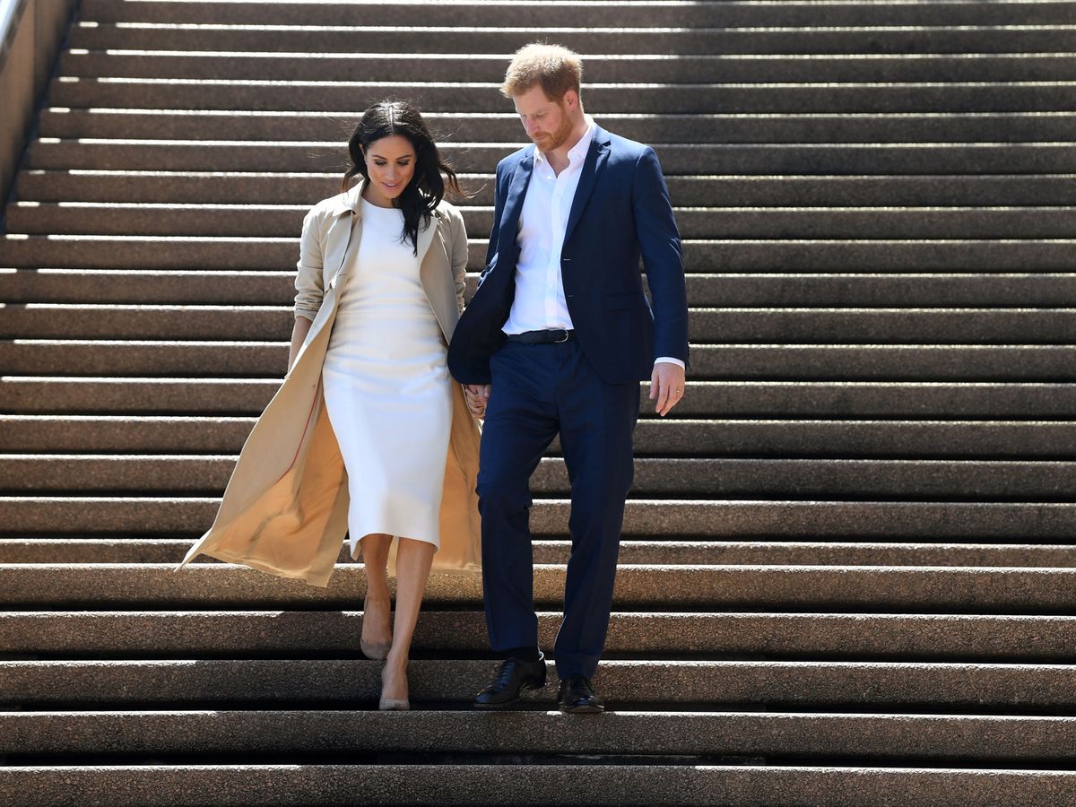 Foto: Meghan Markle y el príncipe Harry, en Australia. (Reuters)