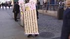 Multas a los loteros que pongan mesas en la Puerta del Sol de Madrid