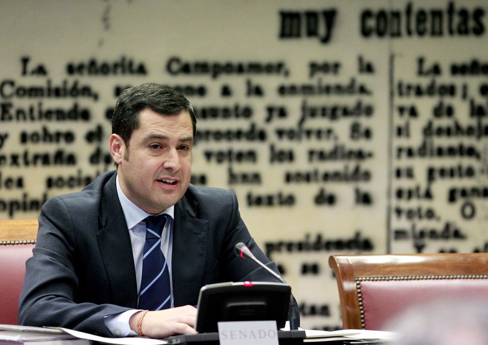 Foto: El candidato a presidir el PP de Andalucía, Juan Manuel Moreno,. (EFE)