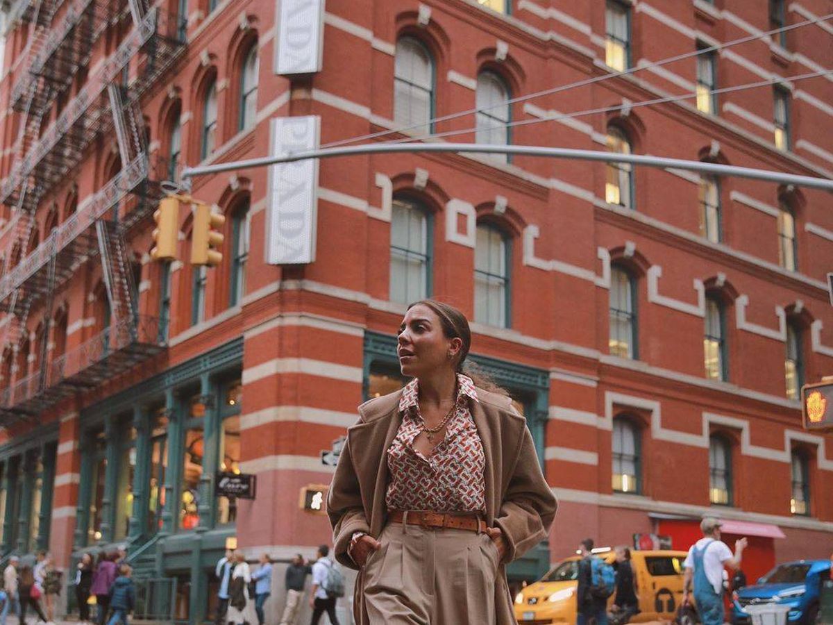 Foto: Paula Ordovás ha lucido los famosos pantalones en su reciente viaje a Nueva York. (@paulaordovas)