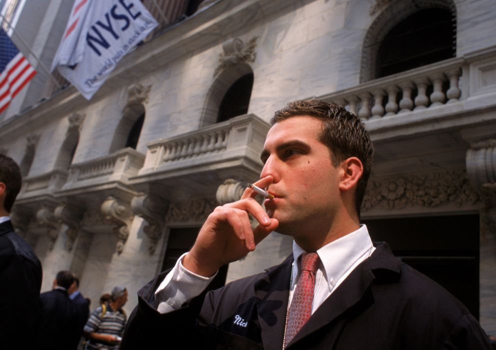 Foto: En Wall Street el dinero es una droga. (Andrew Lichtenstein/Corbis)