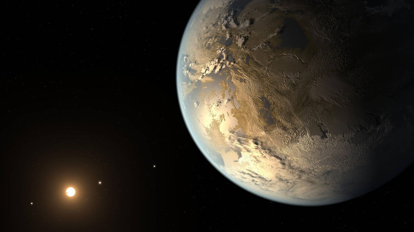 Recreación de un exoplaneta. (NASA)