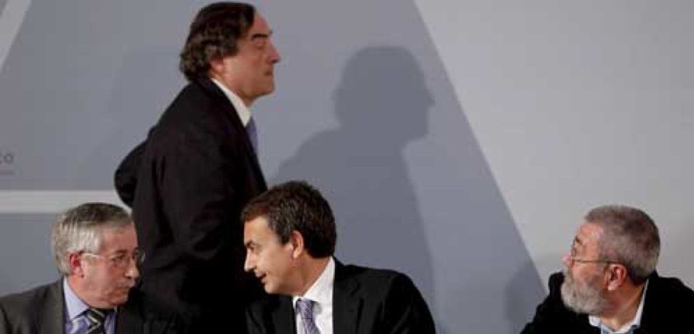 Foto: Zapatero se reúne mañana con Toxo, Méndez y Rosell para avanzar en la negociación colectiva
