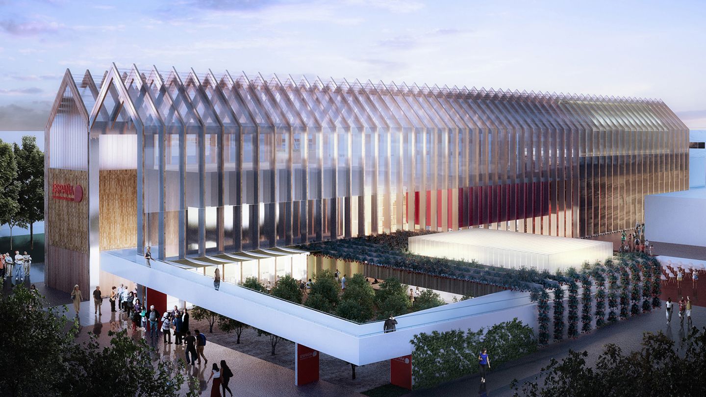 Proyecto vencedor del diseño del pabellón español para Milán 2015.
