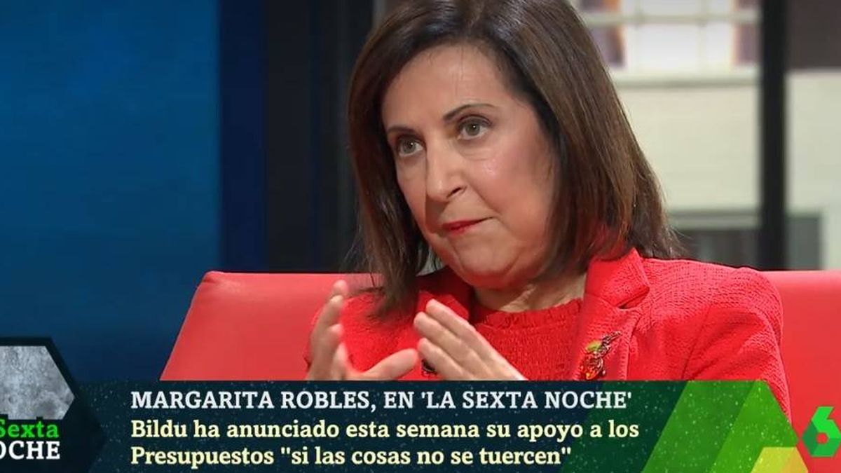  'La Sexta noche': el desliz viral de Margarita Robles sobre Pablo Iglesias ante Iñaki López