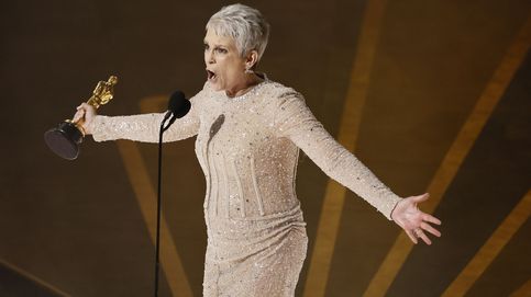 Jamie Lee Curtis se rompe al final de su discurso: Papá y mamá, acabo de ganar un Oscar