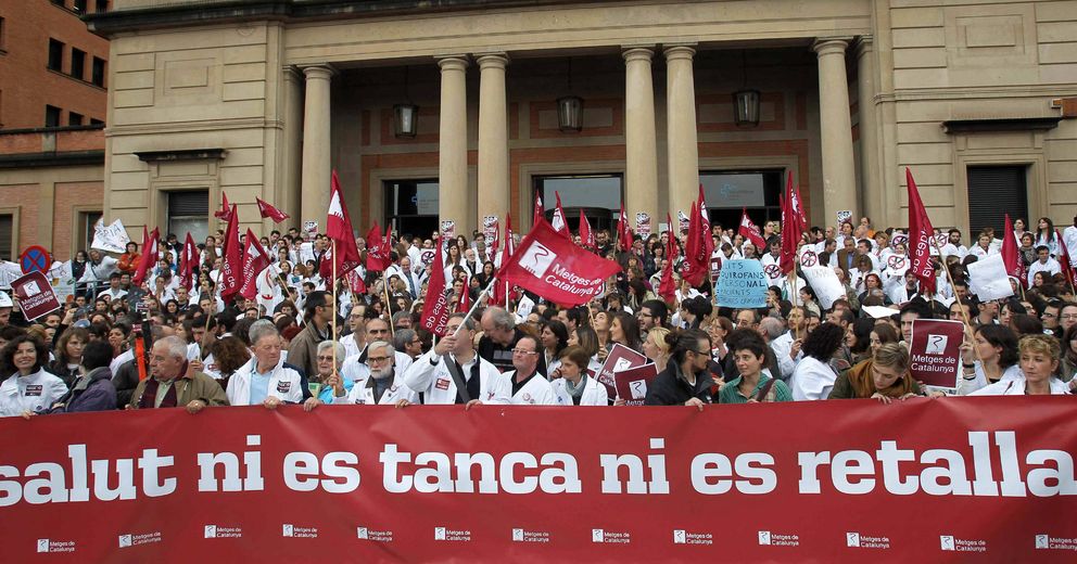 Huelga de médicos en Cataluña. (EFE)