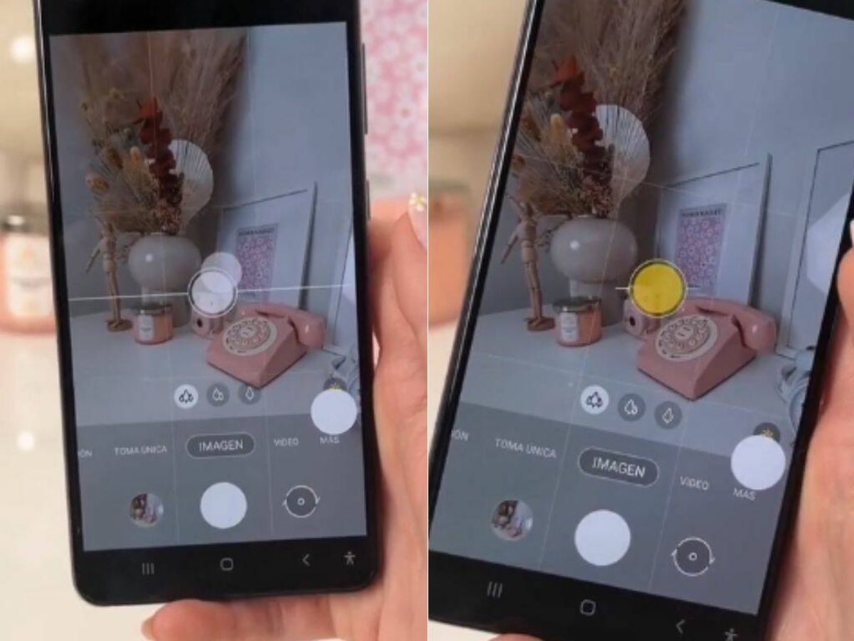 Foto: La función que debes activar en la cámara de tu móvil Samsung para hacer fotos más profesionales (TikTok/@soyjimenaconjota)