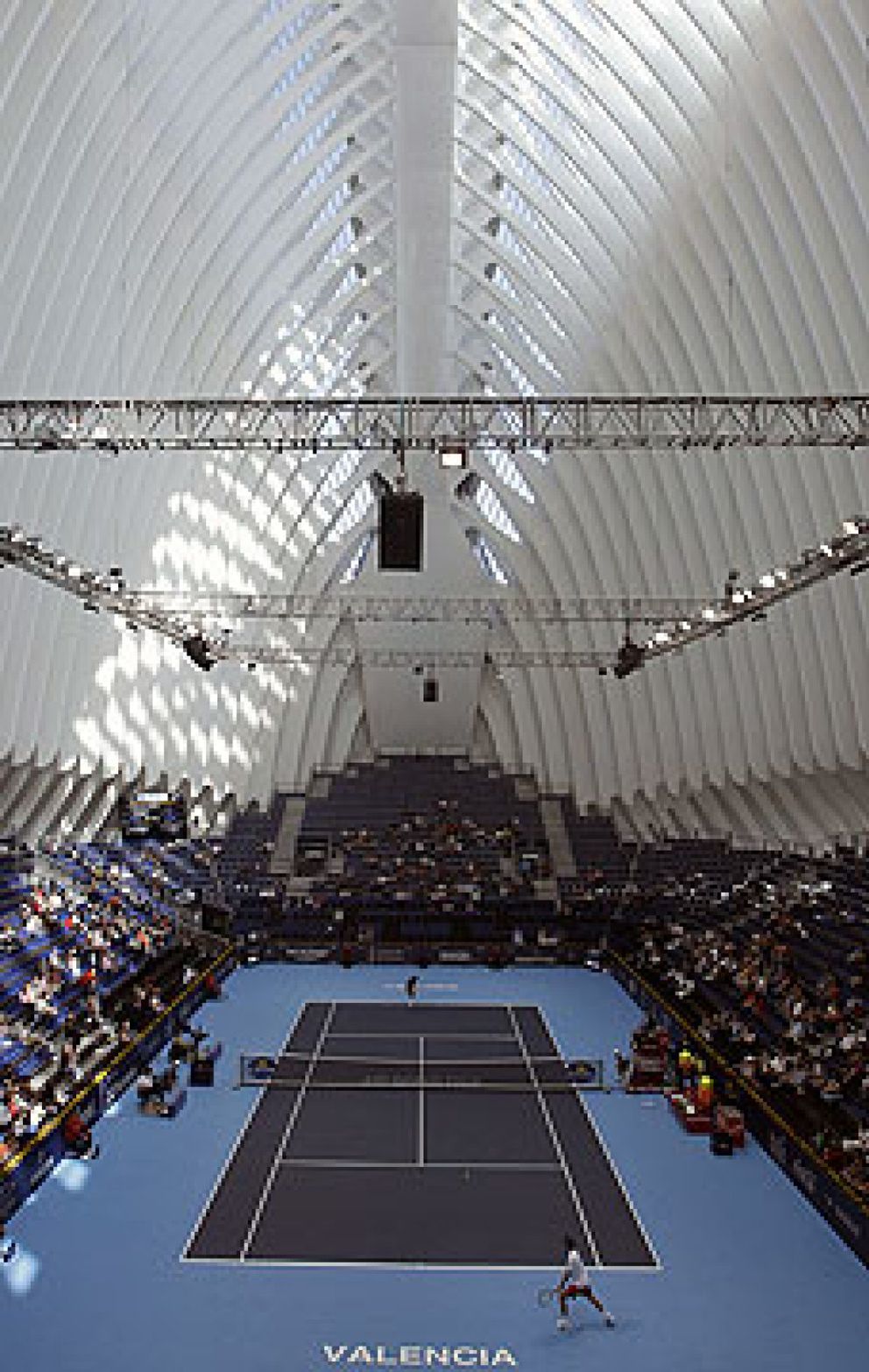 Foto: La Ciudad de las Artes de Valencia se transforma en un gran club de tenis