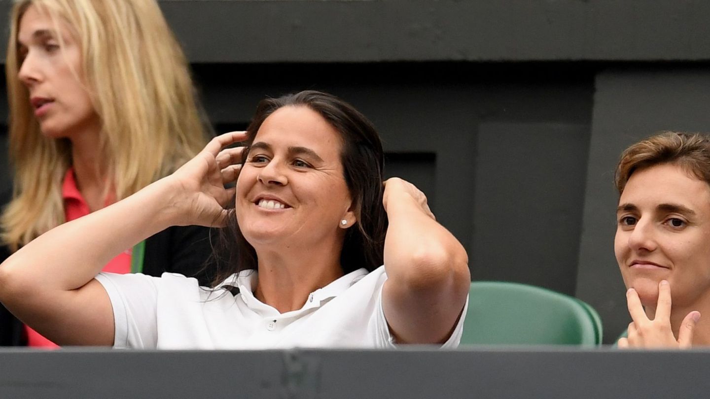 Conchita Martínez, en la última edición de Wimbledon. (EFE)