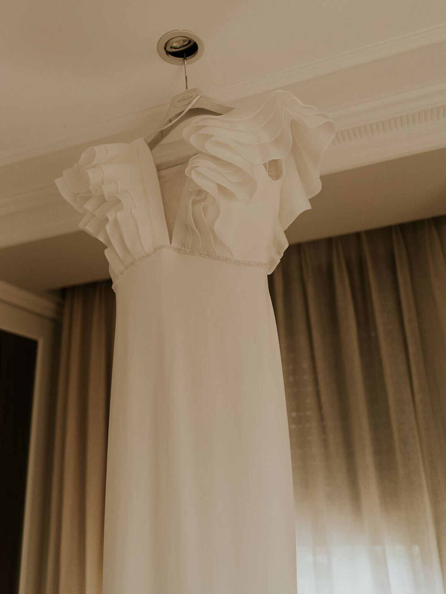 El vestido de novia de Pronovias. (Laura Murga)