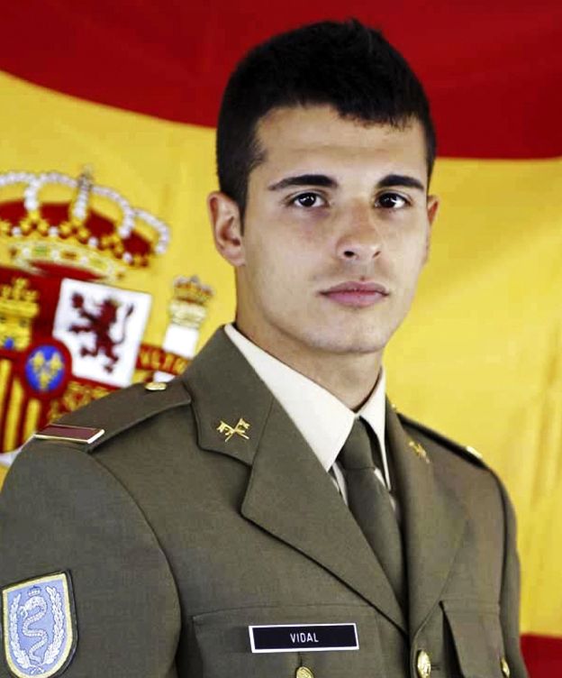 Foto: Imagen cedida por el Ministerio de Defensa del soldado español Aarón Vidal López. (EFE)