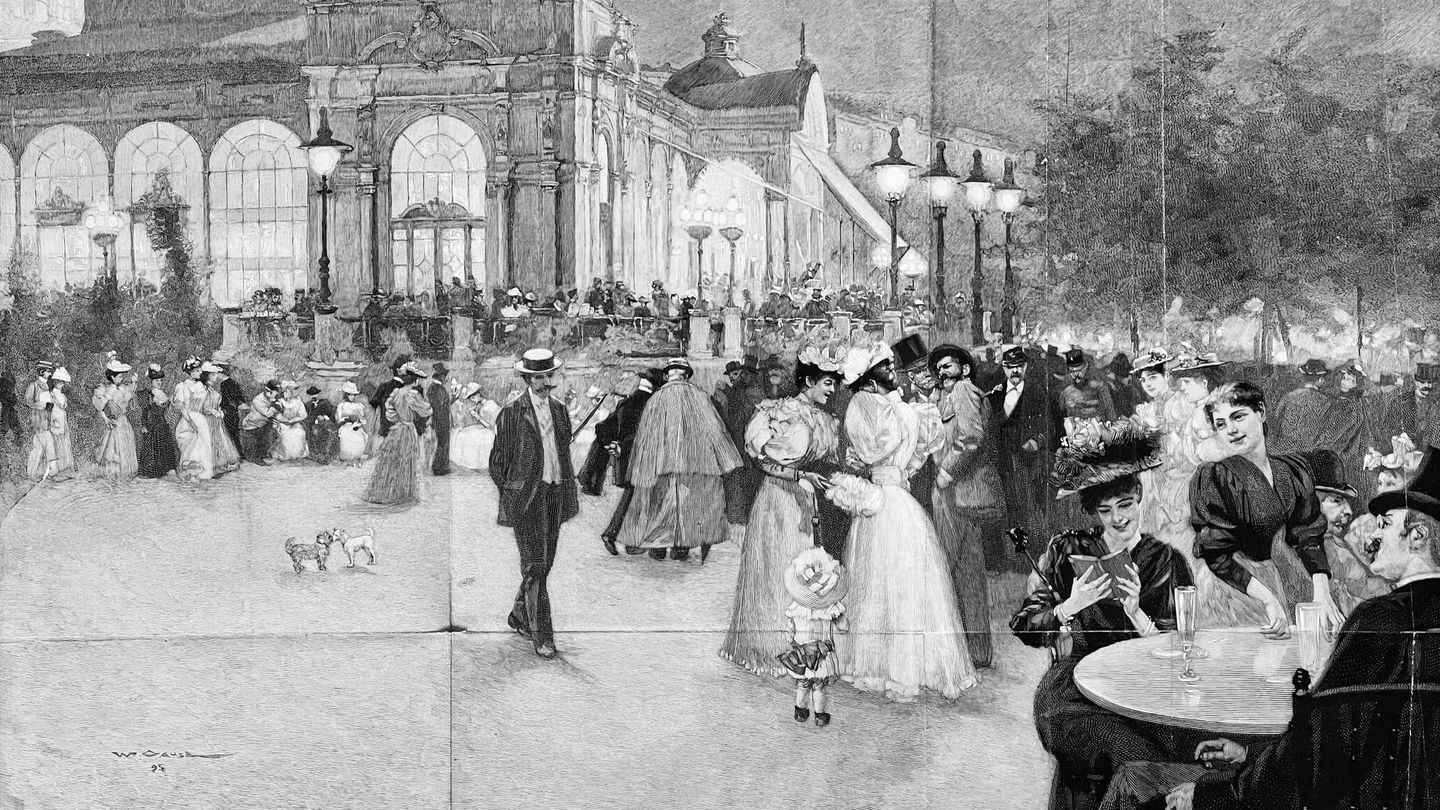 Karlovy Vary, ilustración del siglo XIX. (iStock)