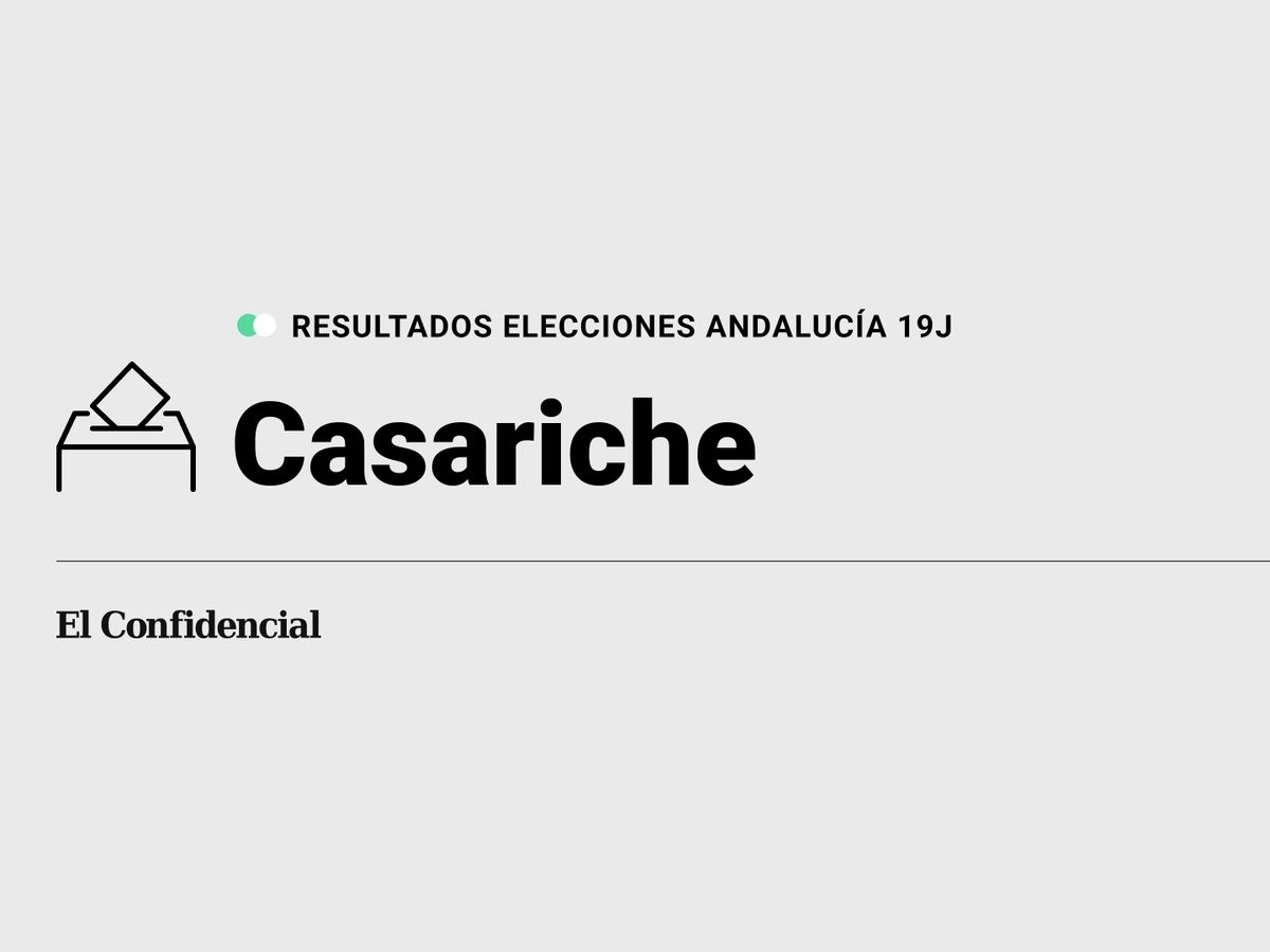 Foto: Resultados en Casariche, Sevilla, de las elecciones de Andalucía 2022 este 19-J (C.C./Diseño EC)