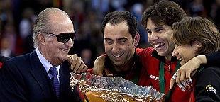 Foto de Nadal se pone la roja y vuelve a jugar la Copa Davis con España