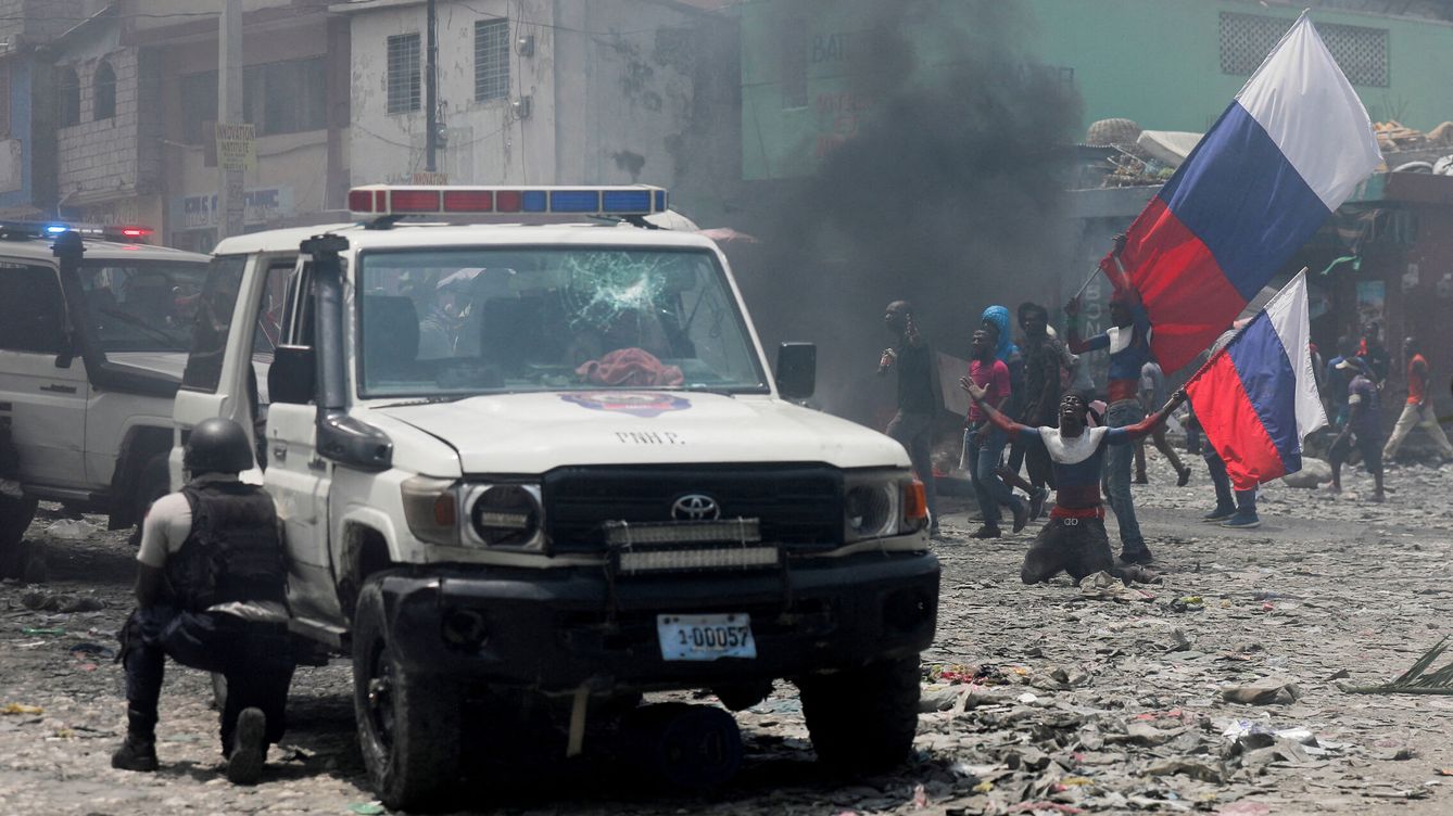 Foto: Protesta antigubernamental en Puerto Príncipe, Haití. (Reuters/Ralph Redy Erol)