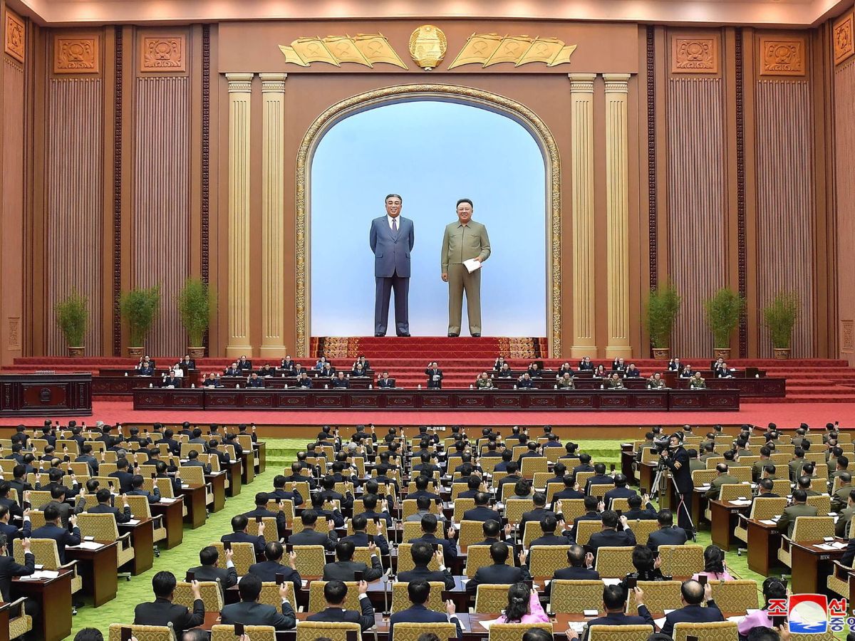 Foto: Celebración de la 14ª Asamblea del Pueblo en Corea del Norte. (EFE)