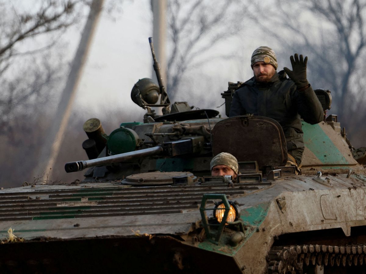 Foto: Soldados ucranianos en Bajmut, en diciembre de 2022. (Reuters/Clodagh Kilcoyne)