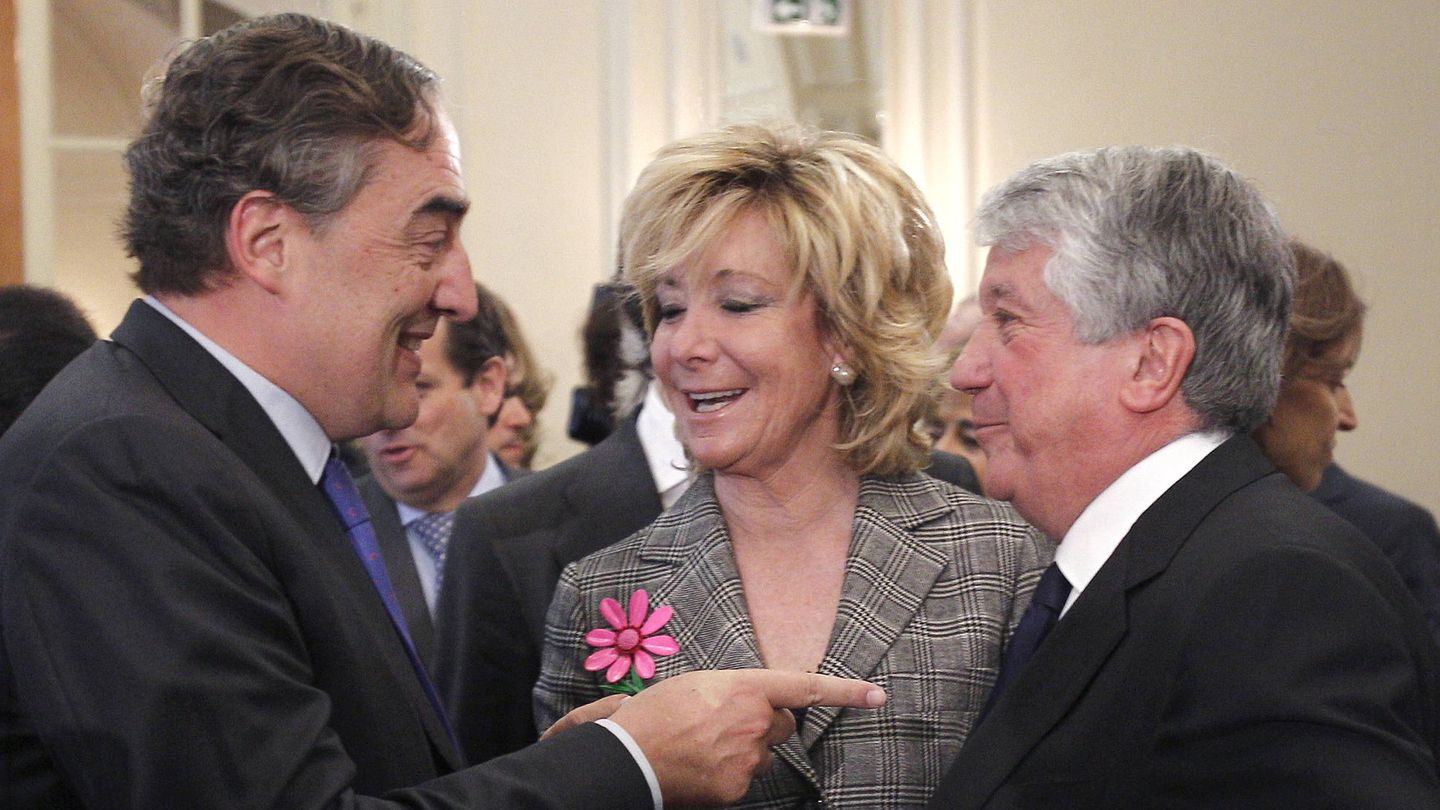 Rosell, Aguirre y Fernández. (Efe)