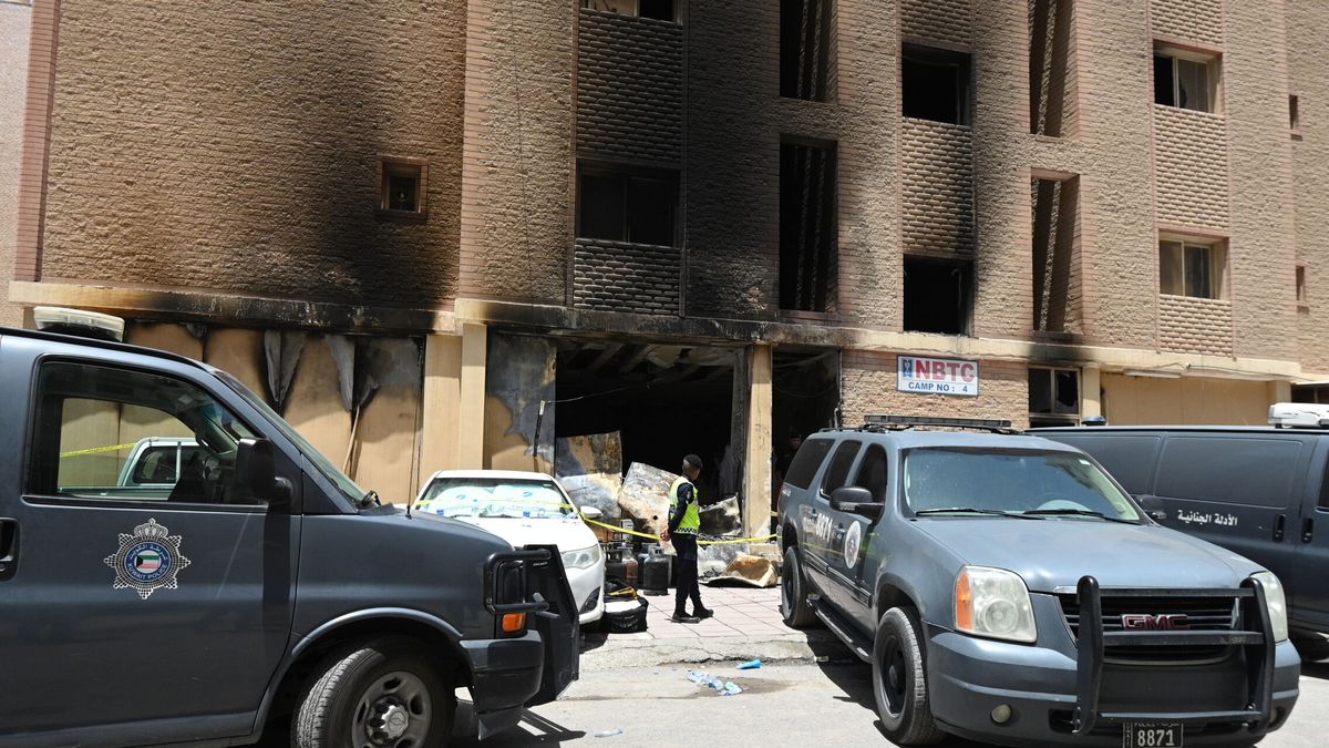 Cerca de 40 muertos en un incendio en un edificio en el sur de Kuwait