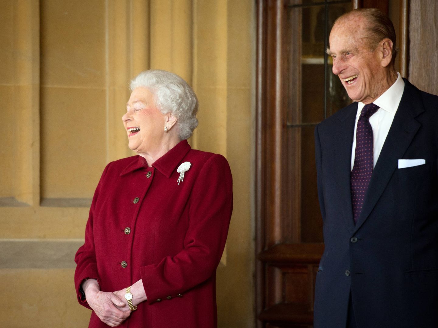  Isabel II y el duque de Edimburgo, un matrimonio feliz. (Getty)