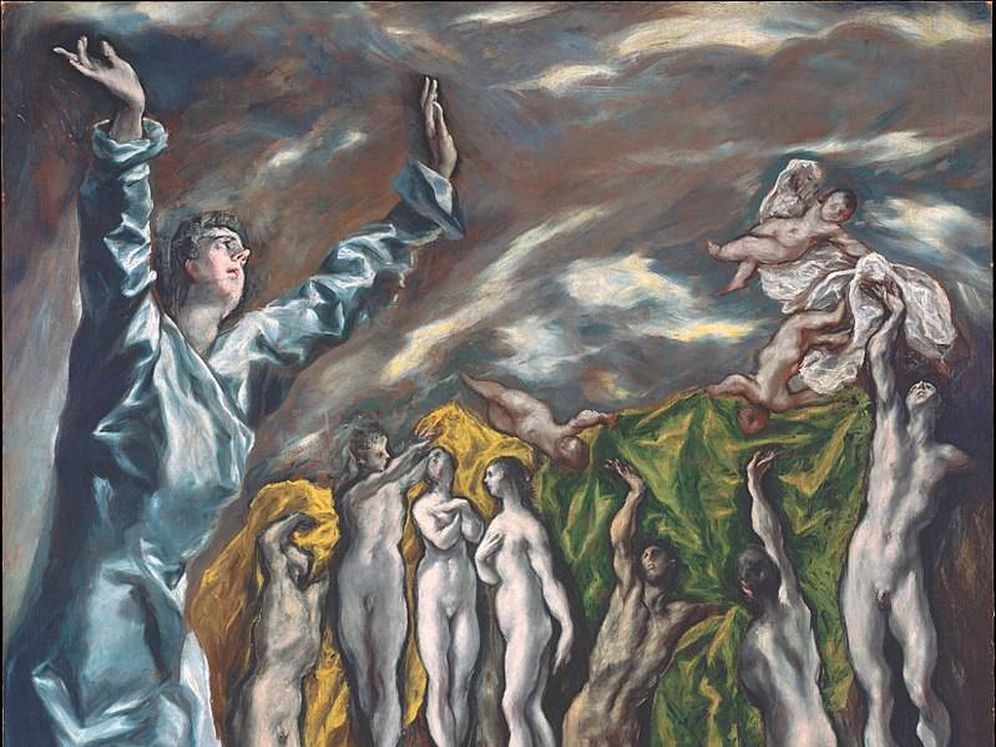 Foto: Detalle del cuadro 'Visión del Apocalipsis', de El Greco. (Wikimedia)