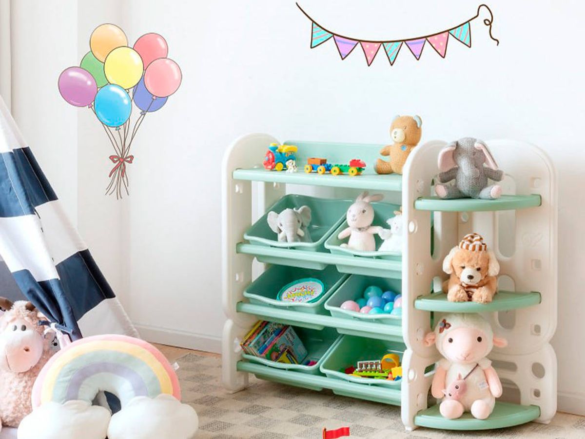 Foto: Organizadores de juguetes y libros para ordenar la habitación de tus hijos (Pixabay)