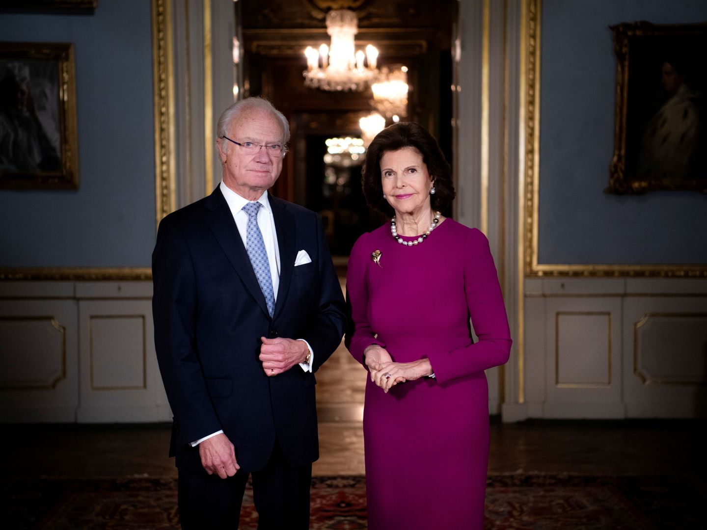 Los reyes de Suecia. (Reuters)