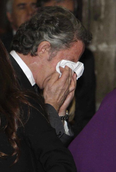 Alfonso Díez, muy afectado por la muerte de su mujer (Gtres)