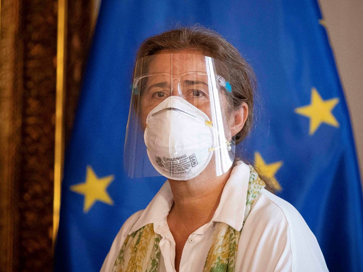 La embajadora de la Unión Europea en Venezuela, Isabel Brilhante. (EFE) 