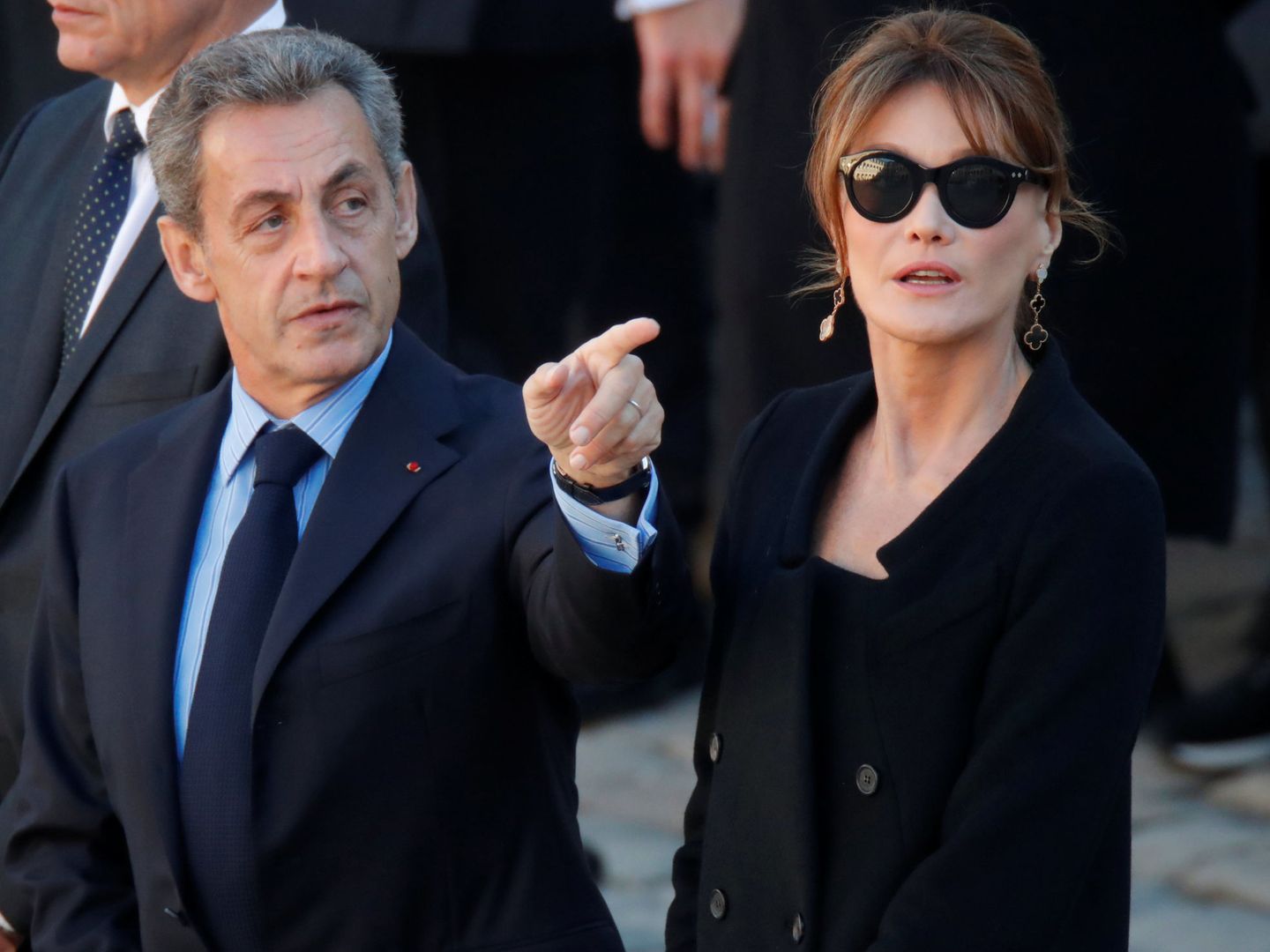Carla Bruni y Nicolas Sarkozy. (Reuters)