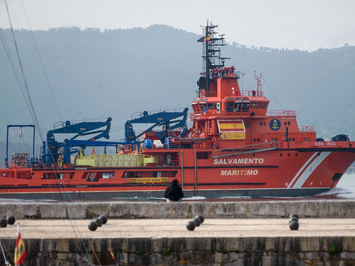 Foto: Barco de Salvamento Marítimo en una imagen de archivo. (EFE/Pedro Puente Hoyos)