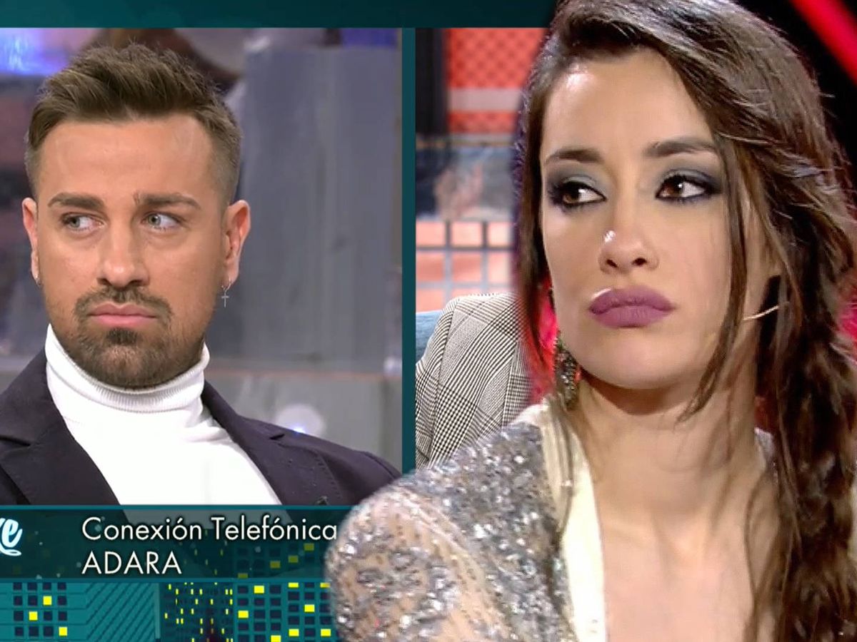 Foto: Rafa Mora, en 'Sábado Deluxe'; Adara Molinero, en 'GH VIP 7'. (Telecinco)
