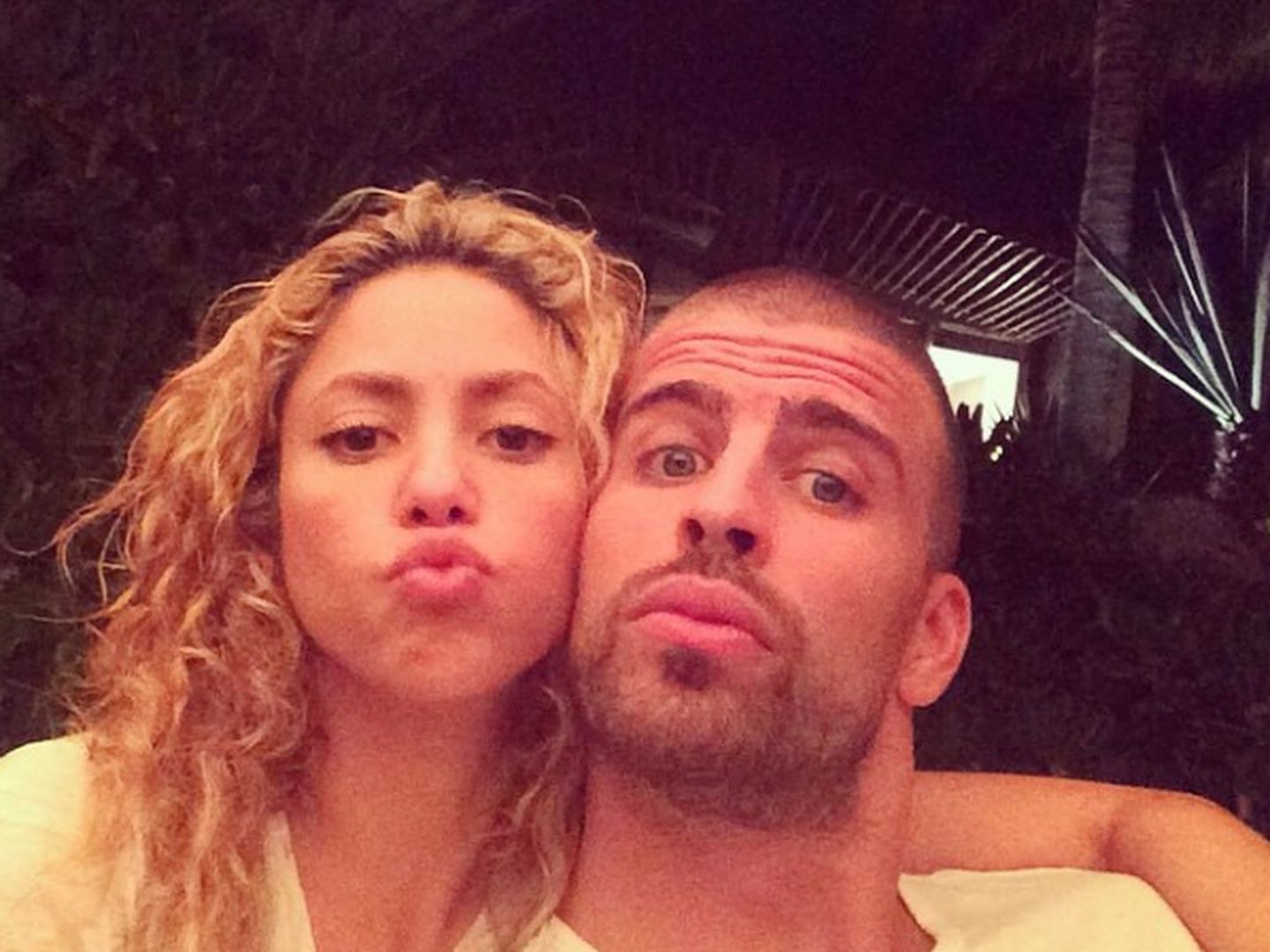 Piqué y Shakira en México (Instagram)