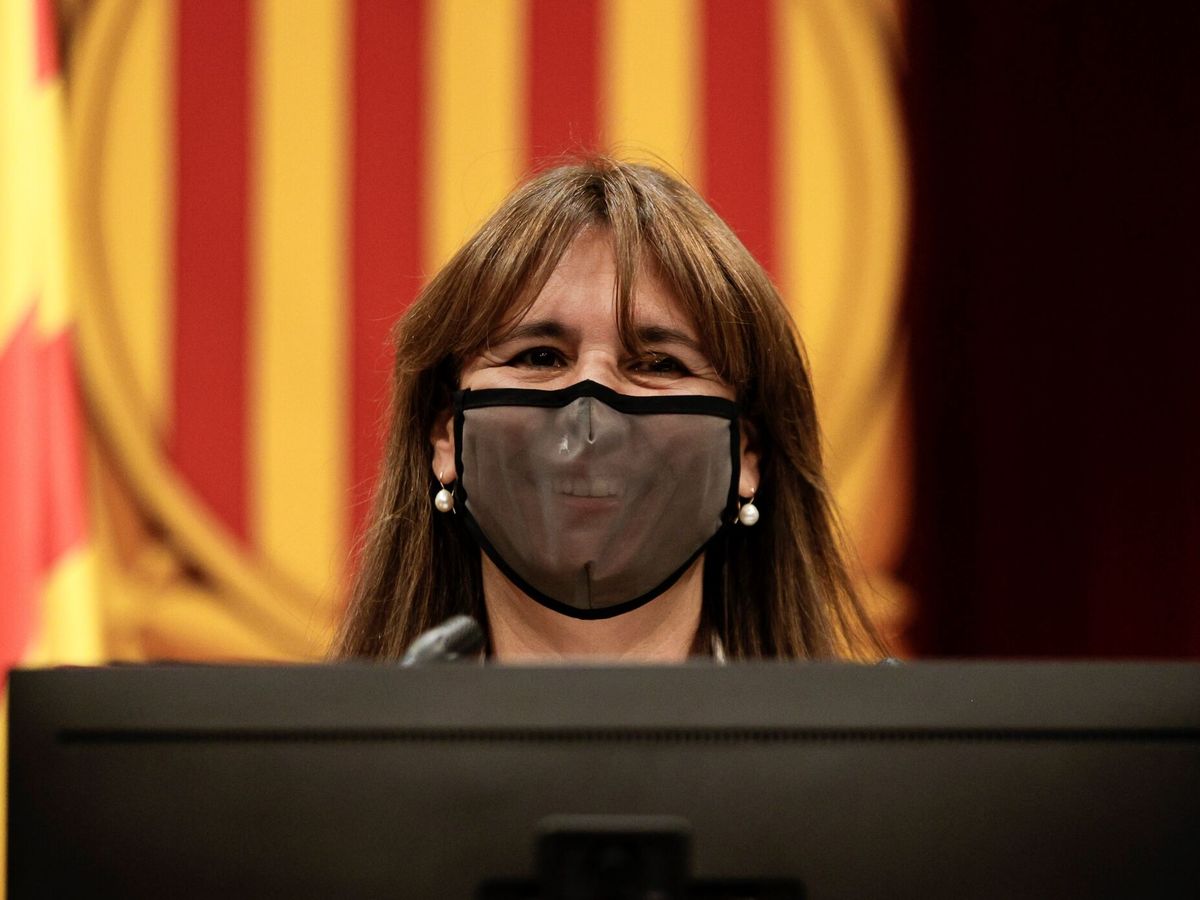 Foto: La presidenta del Parlament de Cataluña, Laura Borràs. (EFE/Quique García)