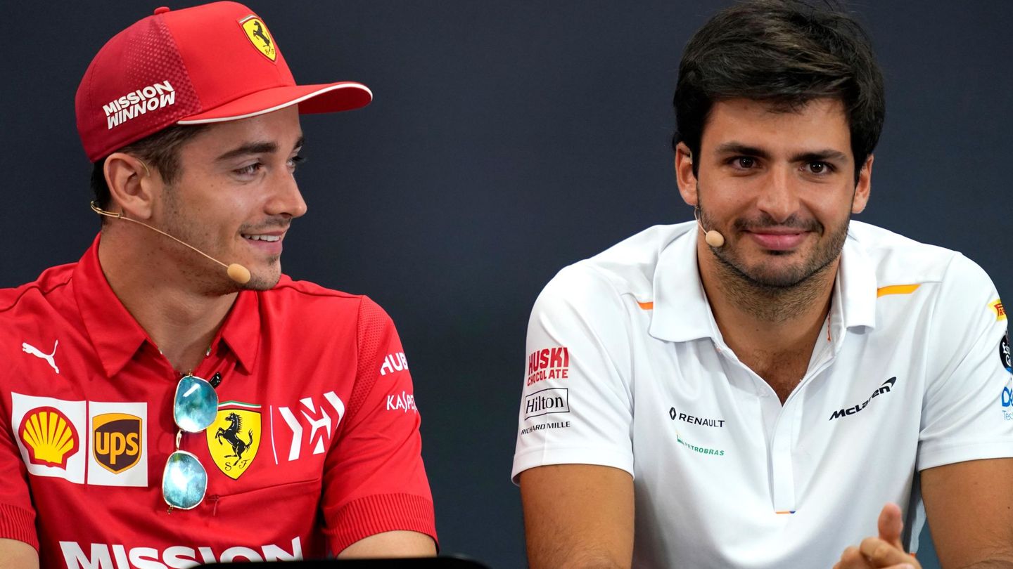 Sainz se encontrará en Ferrari a un Charles Leclerc con larga experiencia en el seno de Maranello (EFE)