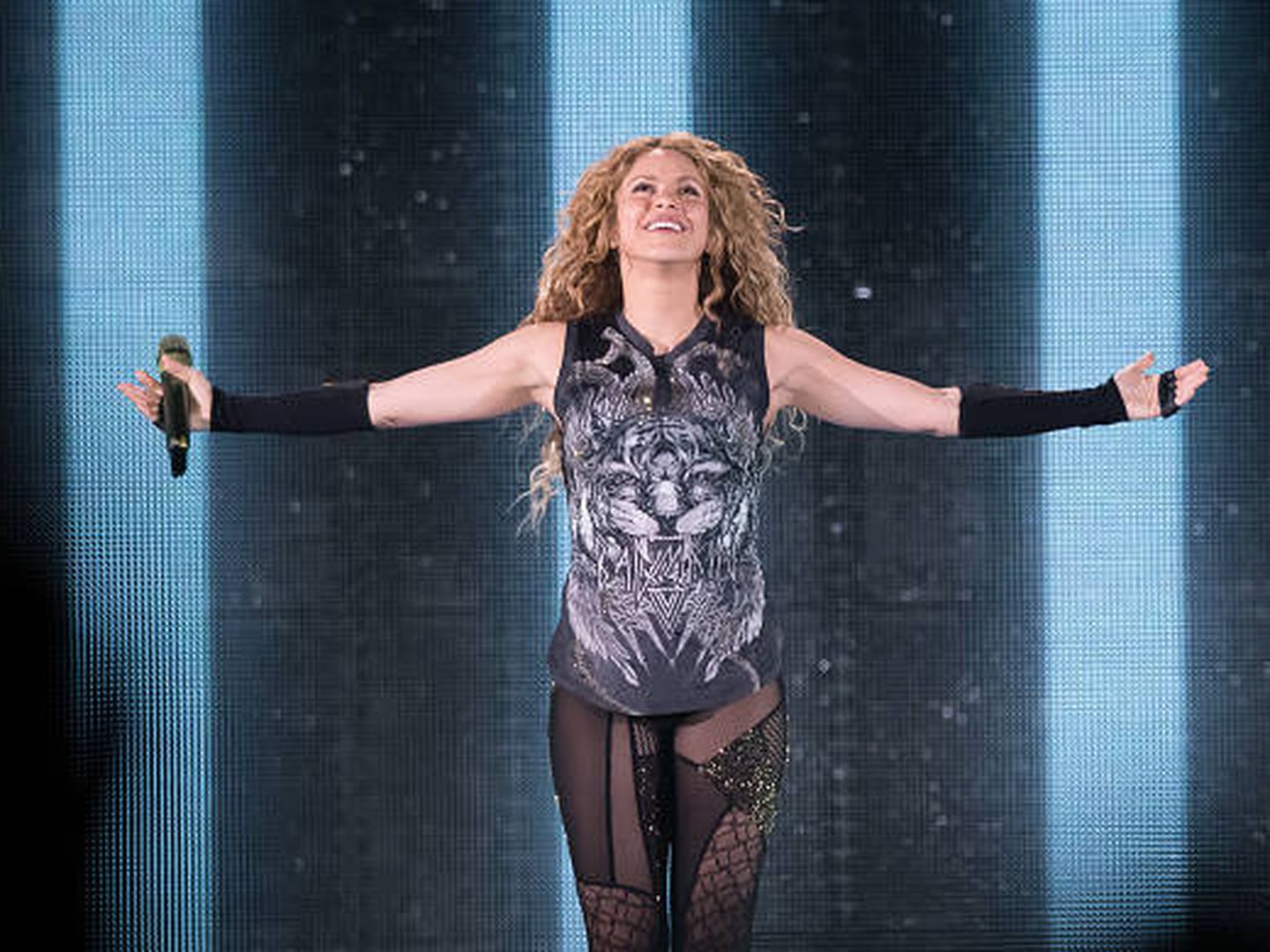 Shakira, en concierto. (Getty)