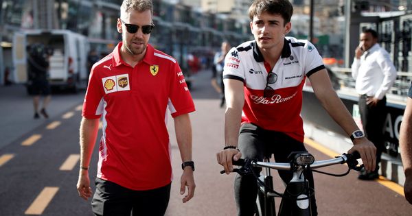 Foto: Vettel (i) y Leclerc compartirán escudería la próxima temporada. (Reuters)