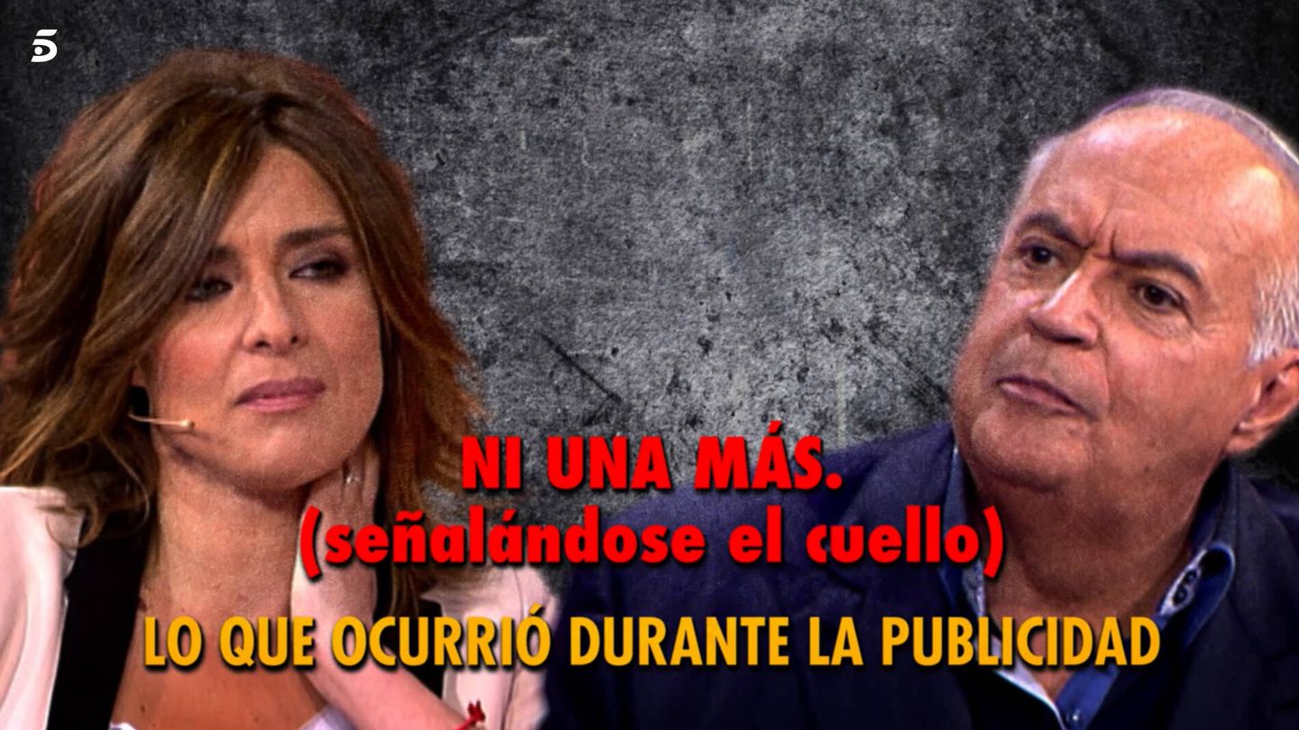 Audio del encontronazo entre José Luis Moreno y Sandra Barneda. (Mediaset)