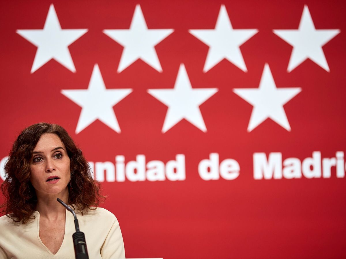Foto: La presidenta de la Comunidad de Madrid, Isabel Díaz Ayuso. (EFE/Miguel Osés)
