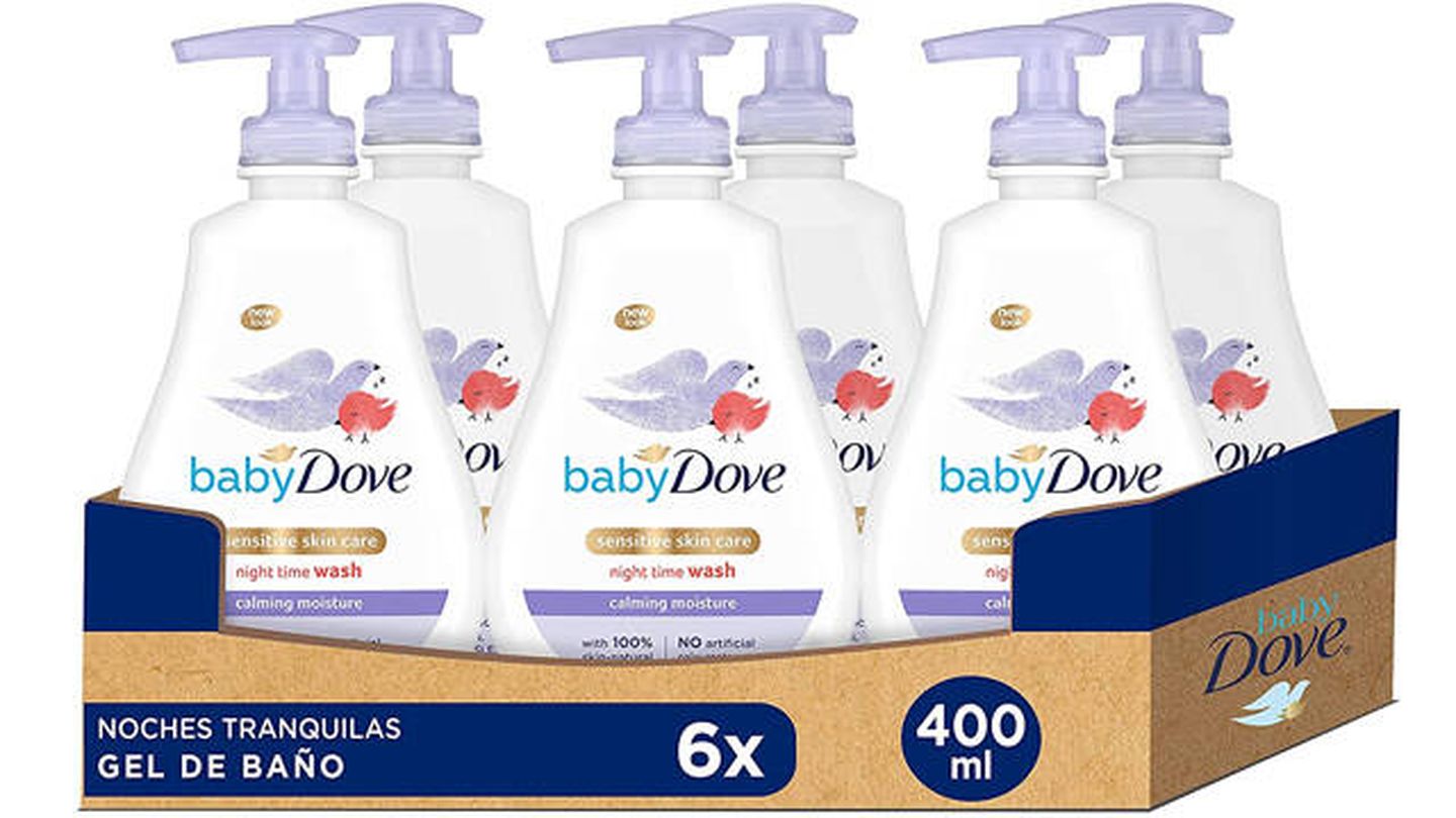 Gel de baño para bebé Dove