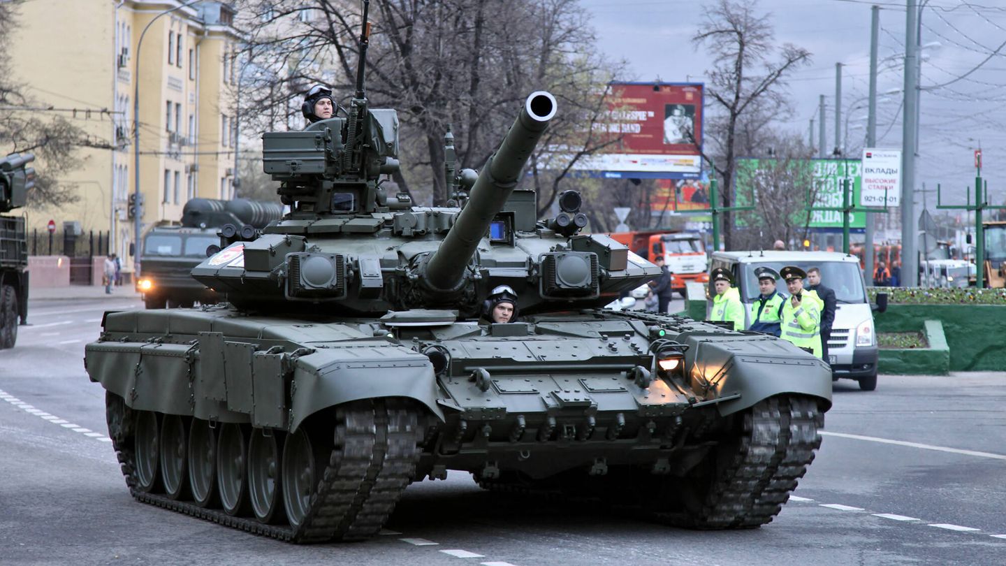 T90A dotado del sistema Shtora-1. (Vitaly Kuzmin)