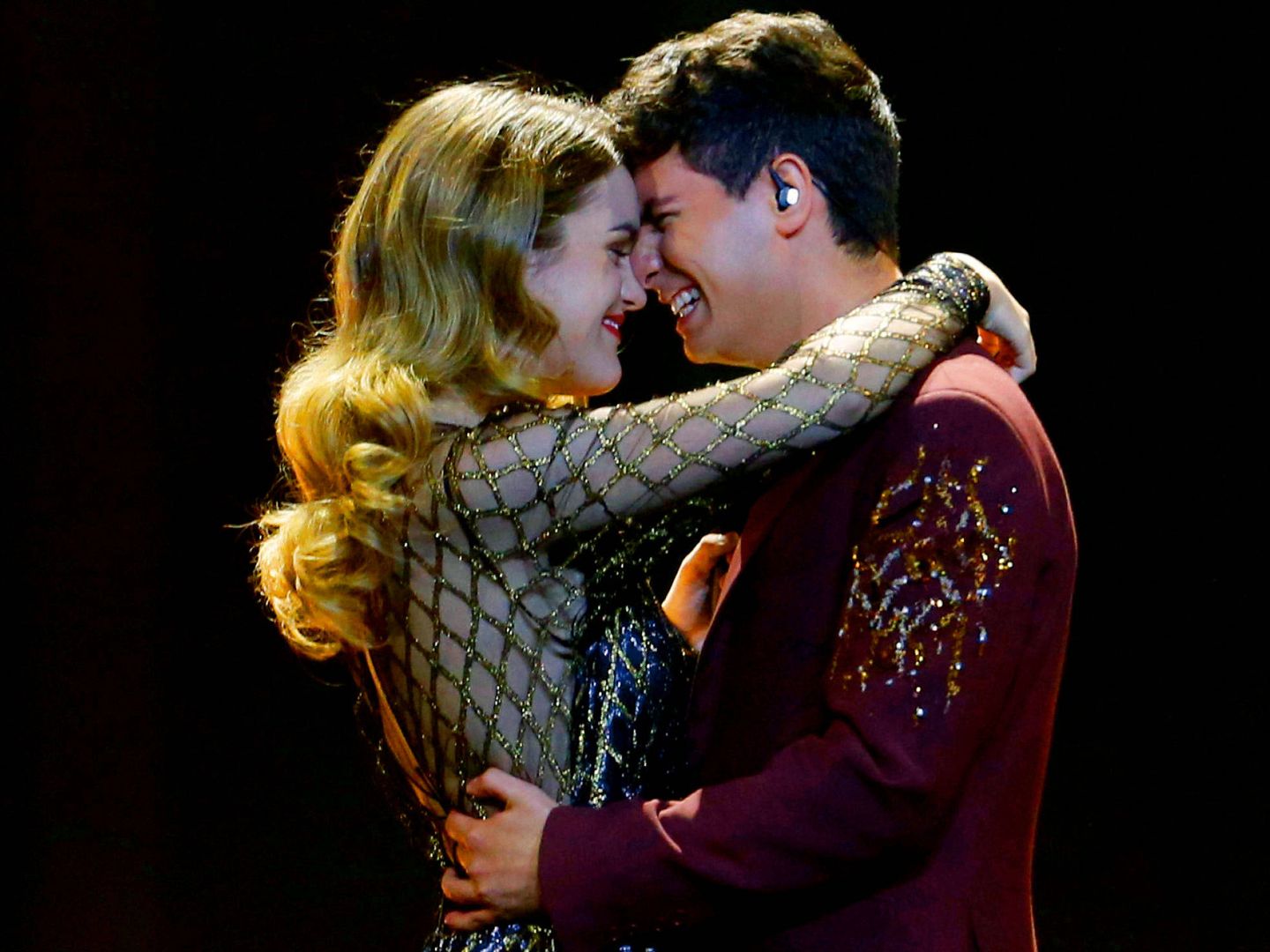 Amaia y Alfred en Eurovisión. (Reuters)