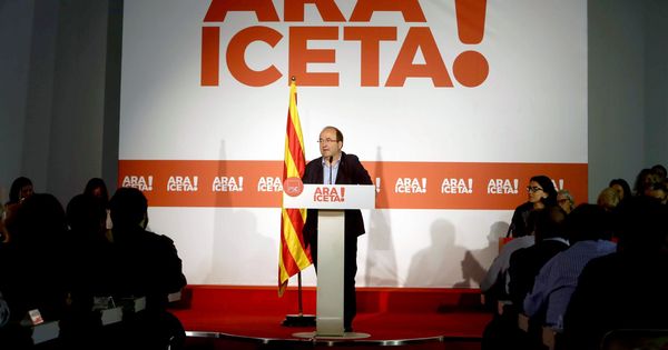 Foto: Miquel Iceta, este 10 de noviembre durante la reunión del consell nacional del PSC, en Barcelona. (EFE)
