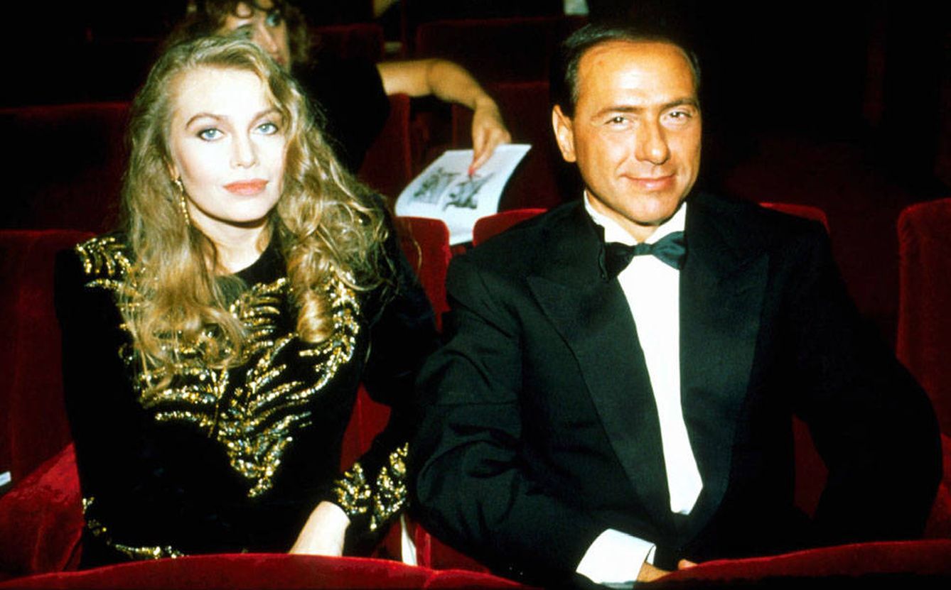 Verónica Lario y Berlusconi en los años 90