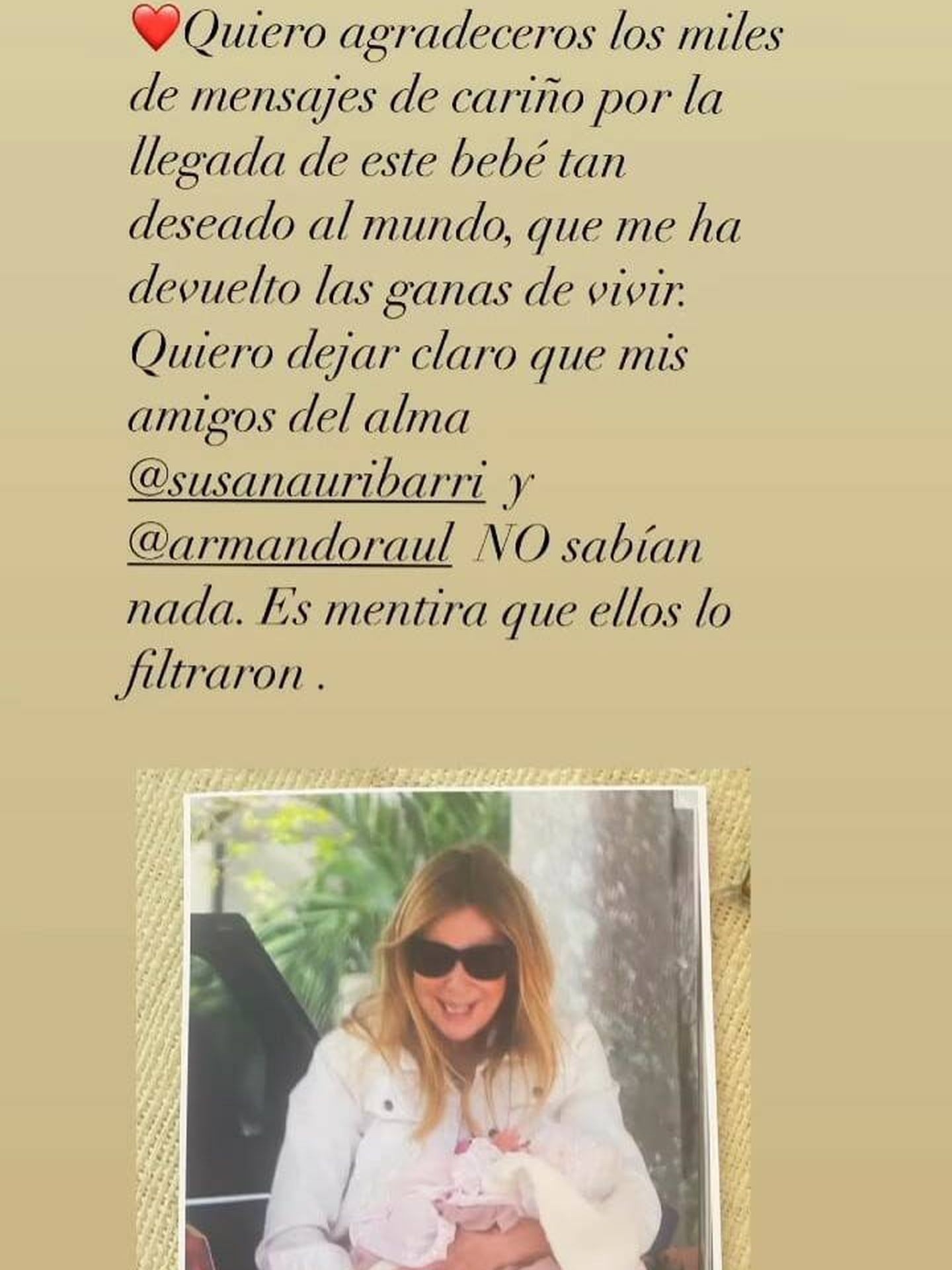 Publicación de Instagram del perfil de Ana Obregón. (@anaobregon)
